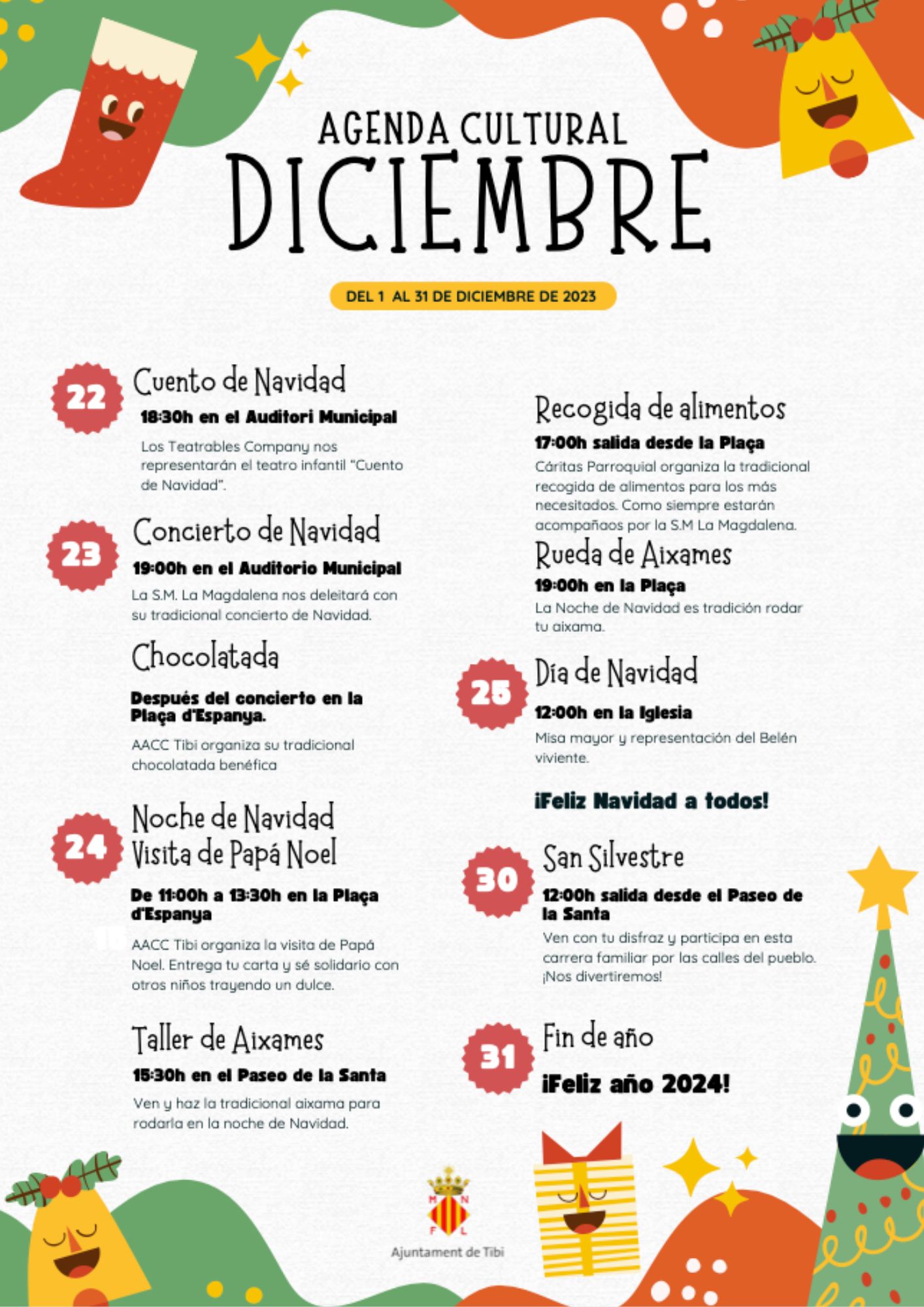 Agenda Diciembre 2023